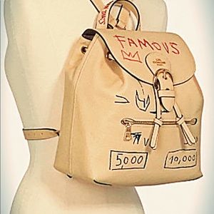NWT Coach x Jean-Michel Basquiat Kleo C5662 Backpack in Leather Limited Edition